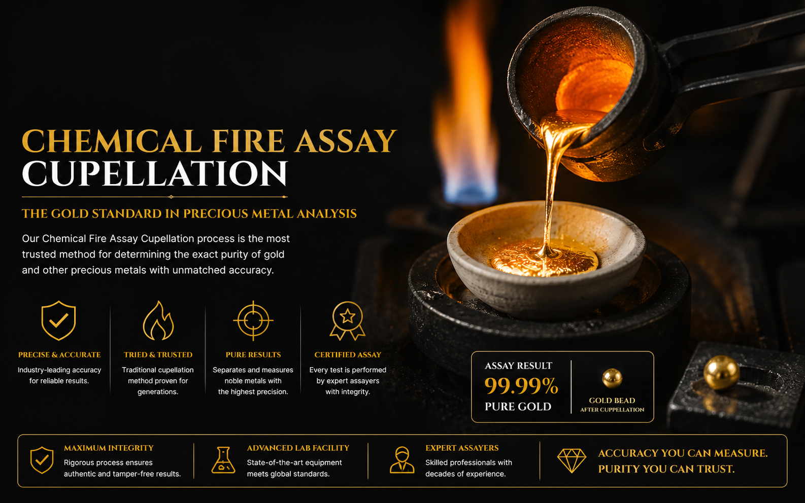 Ultra Fire Assay Testing